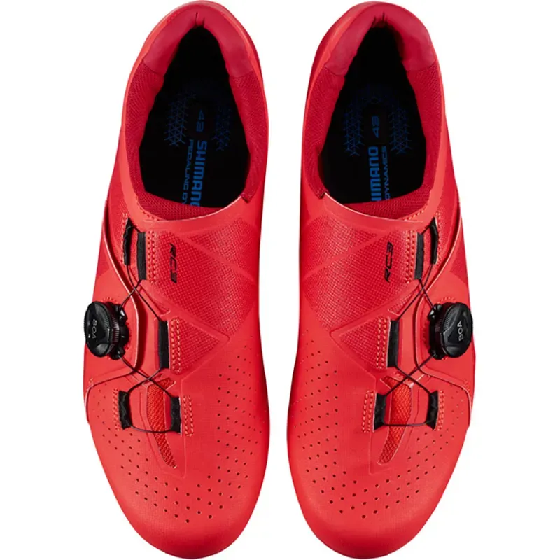 Shimano RC300 SPD-SL Road Cycling Shoes - Red - Standard Fit