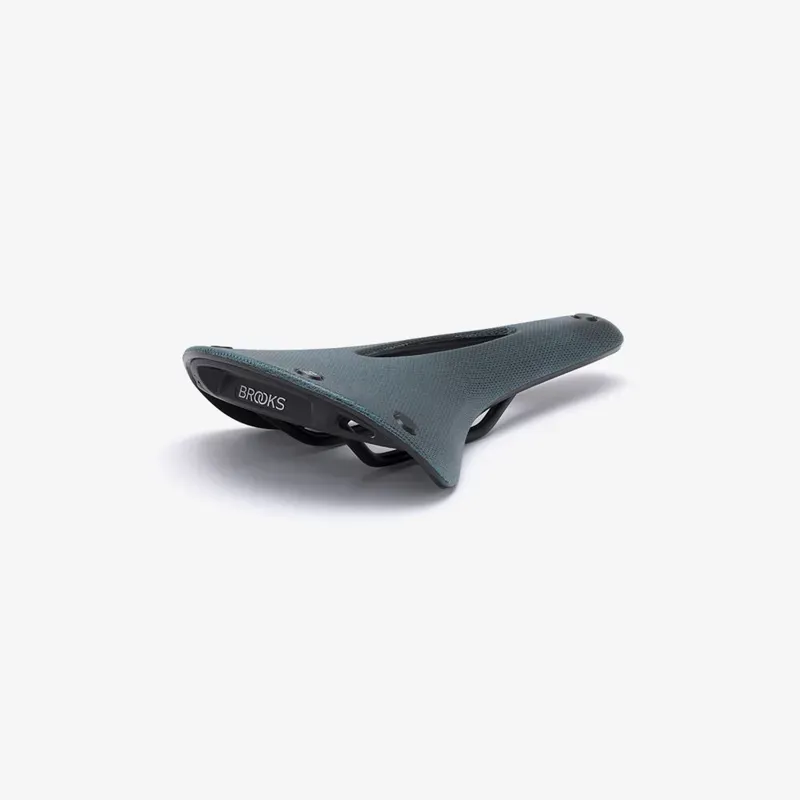 Brooks C17 Cambium Carved 162mm Steel Rail Saddle - Octane Blue