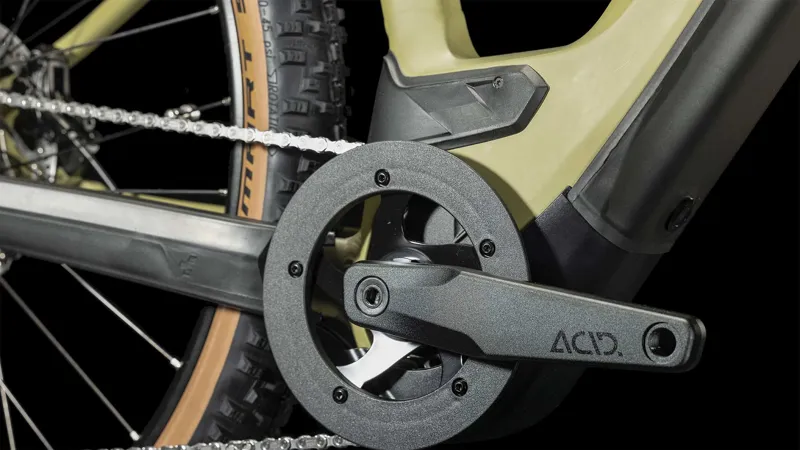 2023 Cube Reaction Hybrid Race 625 Easy Entry Hardtail E-MTB - Olive/Green-4