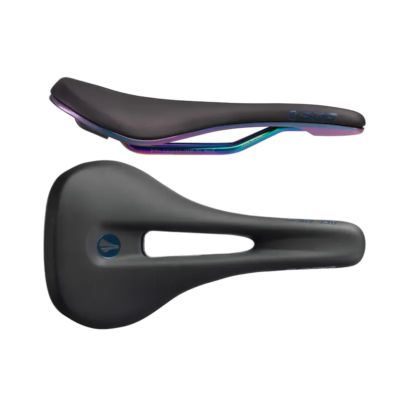 SDG Bel Air V3 Overland Lux-Alloy Bicycle Saddle - Black/Oil Slick