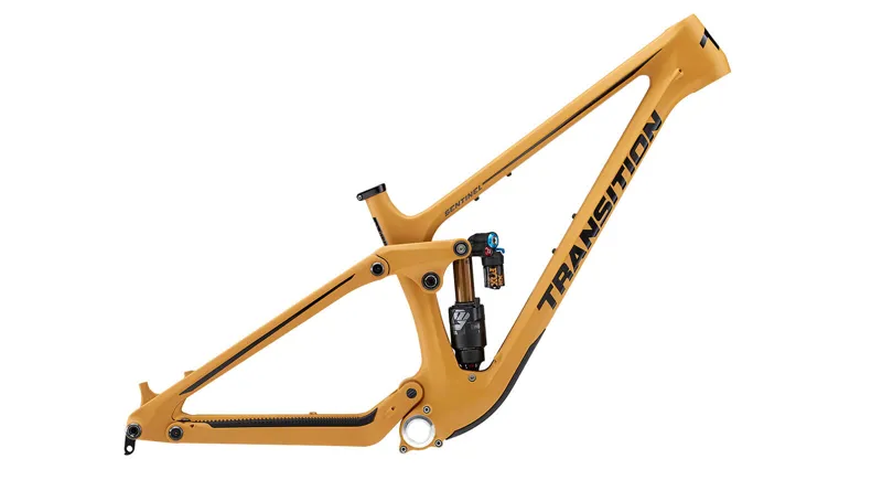 2021 Transition Sentinel Carbon Mountain Bike Frameset in Yellow