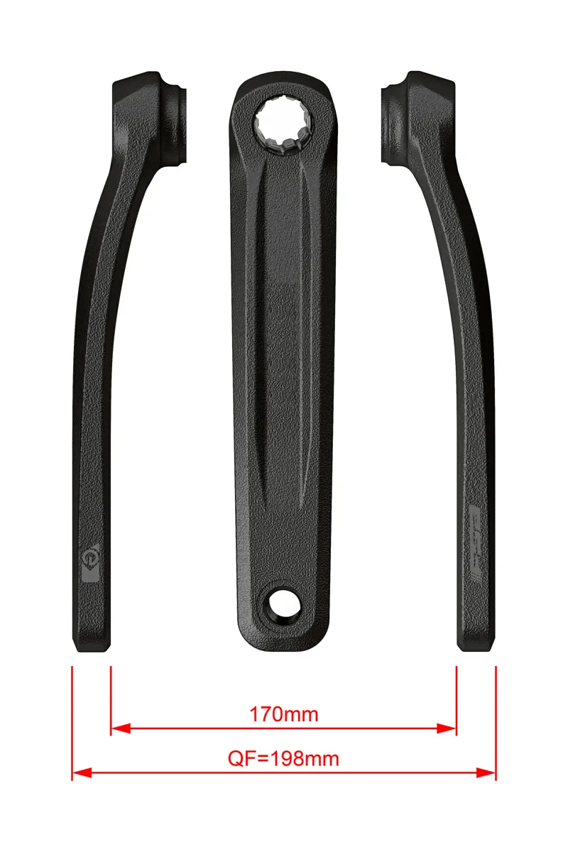 FSA CK-320 Bosch G3 eBike Crank Arm Set in Black