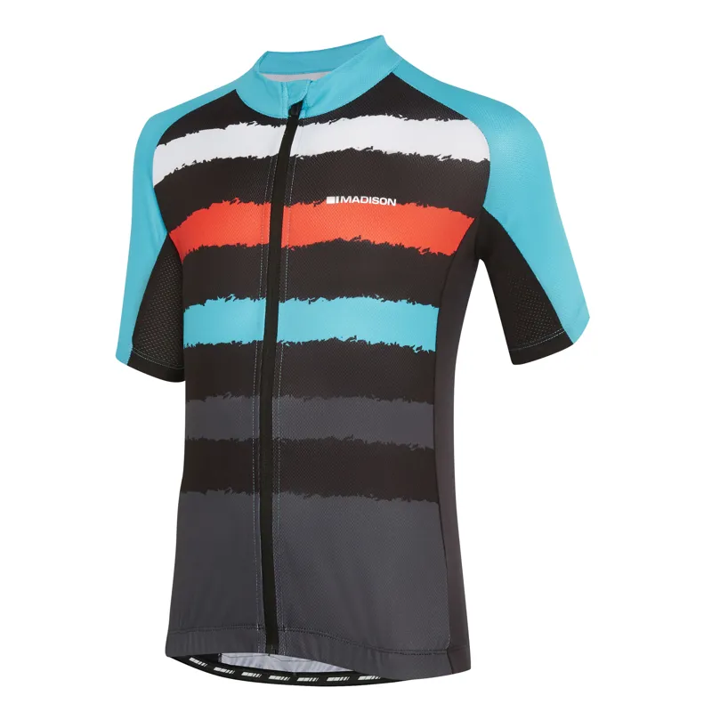 Madison Flux Enduro Short Sleeve Mens Cycling Jersey Black 