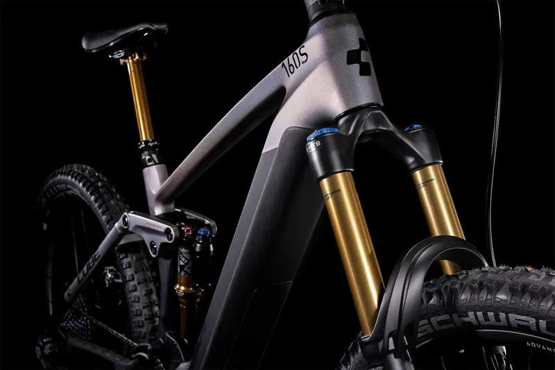 2022 Cube Stereo Hybrid 160 HPC SLT 625 27.5 Full-Sus Electric MTB - Small - Silver-4