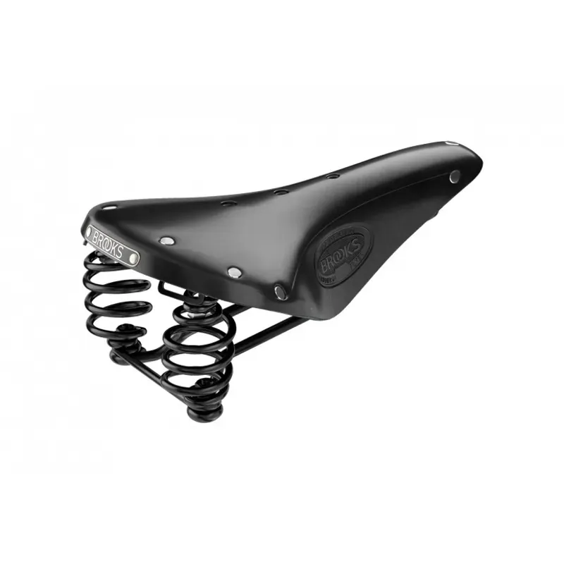 Brooks Flyer Steel Rail Saddle 175mm - Black