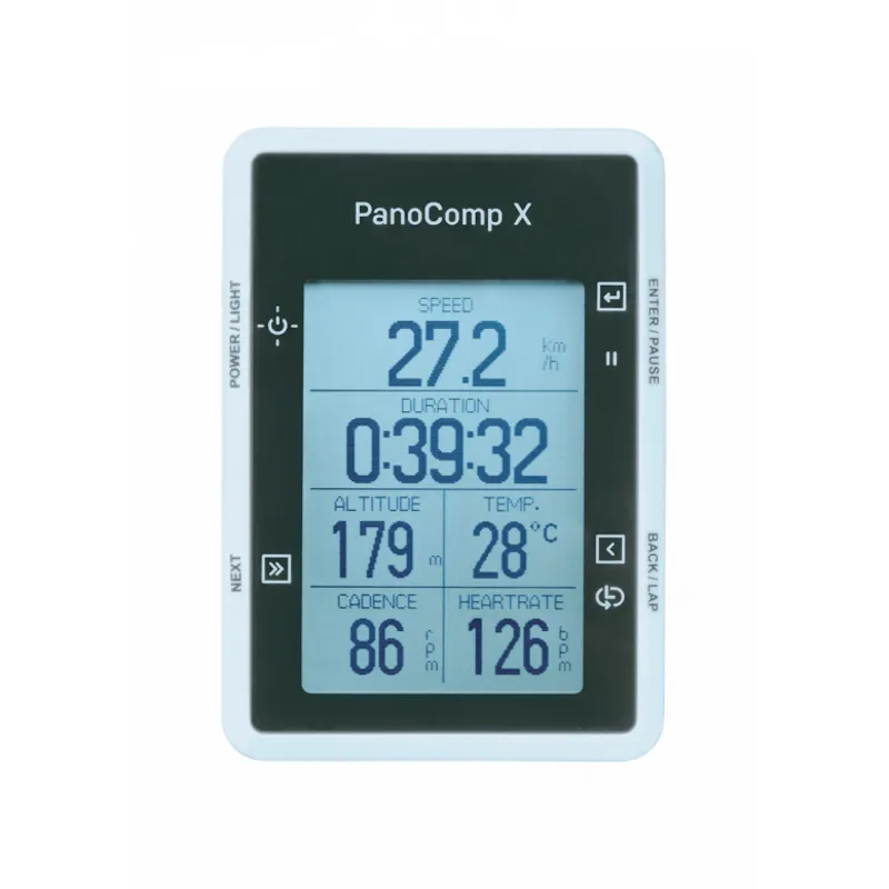 Topeak Panocomp X Computer w/o Sensors in Black/White