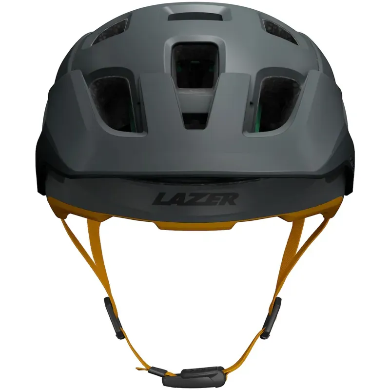 Lazer Jackal KinetiCore MTB Helmet - Grey / Yellow-2
