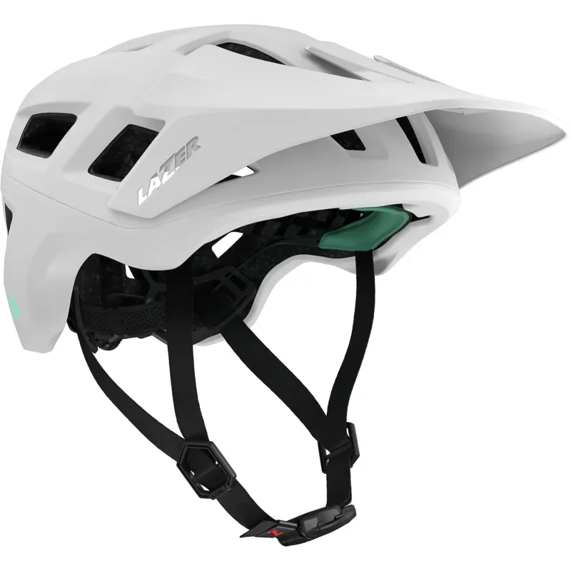 Lazer Coyote KinetiCore MTB Helmet in Matt Full White