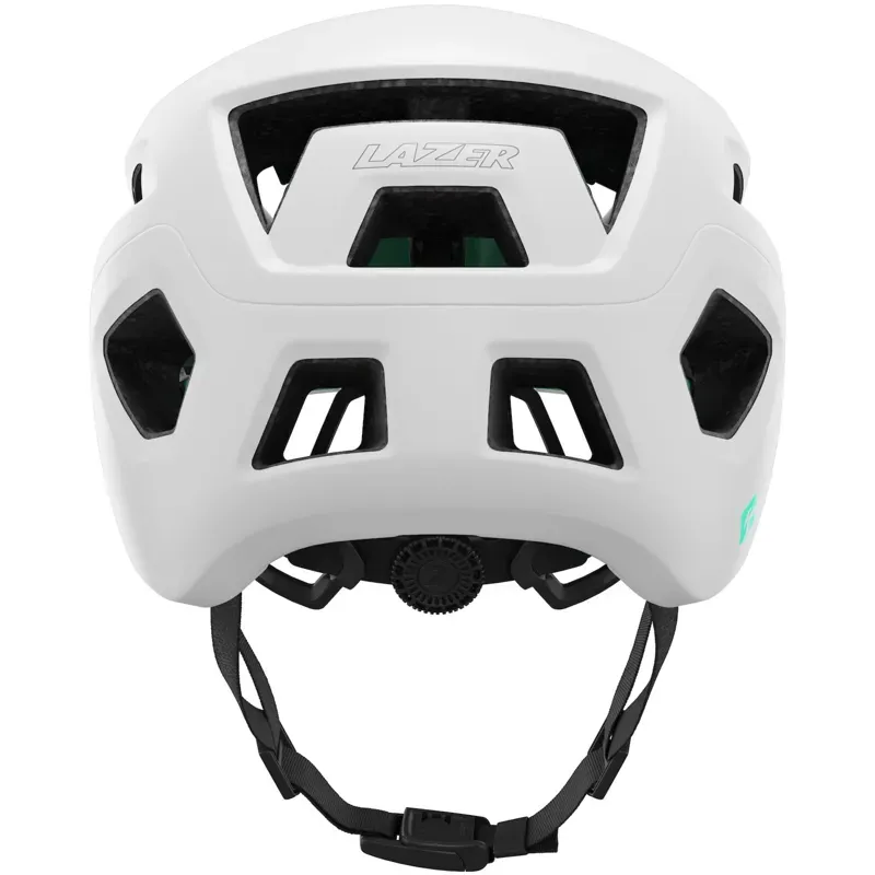 Lazer Coyote KinetiCore MTB Helmet in Matt Full White-4