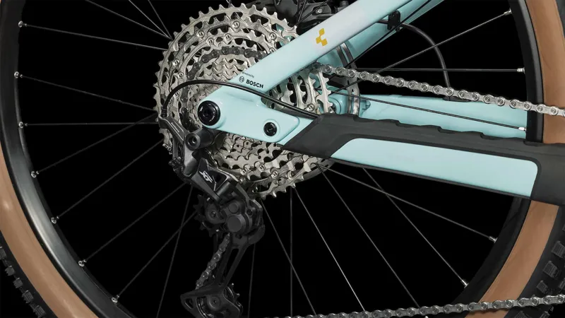 2023 Cube Stereo Hybrid 140 HPC Race 750 Carbon Full-Sus E-MTB - Dazzle/Orange-7