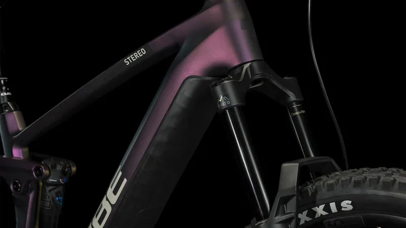 2023 Cube Stereo Hybrid 160 HPC SLX 750 Carbon Full-Sus E-MTB - Molotov/Grey -3