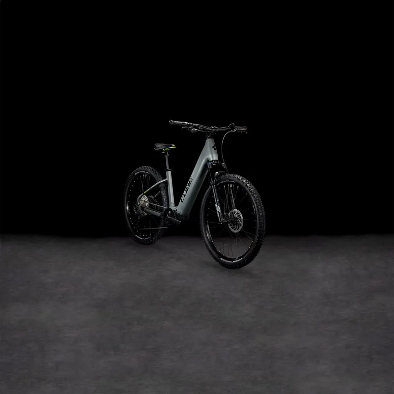 2023 Cube Reaction Hybrid Pro 750 Hardtail E-MTB - Grey/Green-2