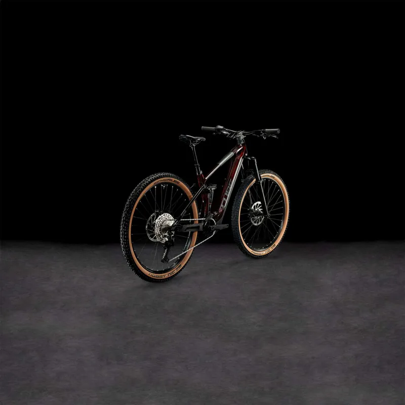 2023 Cube Stereo Hybrid 140 HPC Race 750 Carbon Full-Sus E-MTB - Liquid Red/Black-2