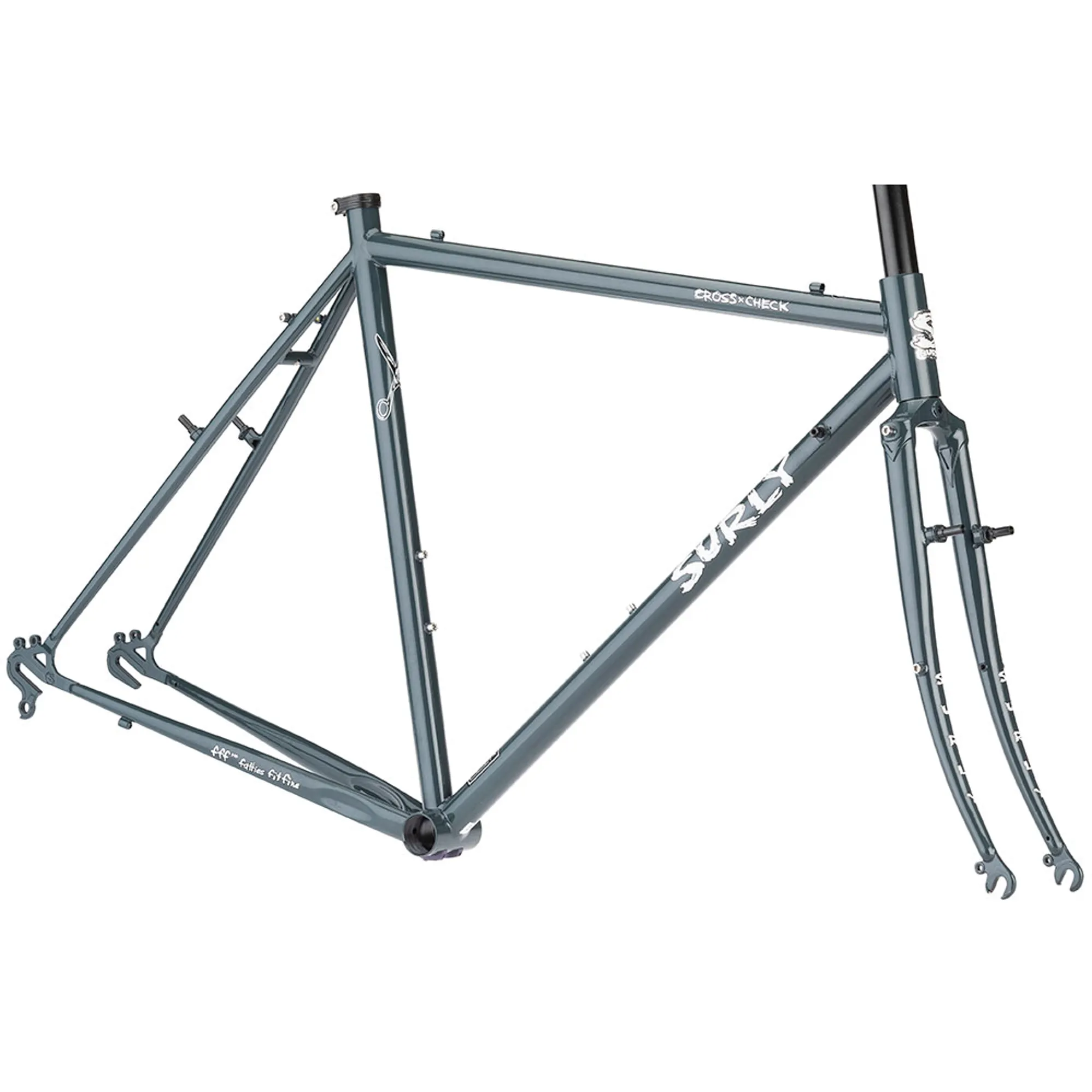 2021 Surly Cross Check Frameset in Grey - Main Image