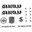 Surly Make It Your Own Decals in Black - Born to Lose