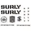 Surly Make It Your Own Decals in Black - Overspray