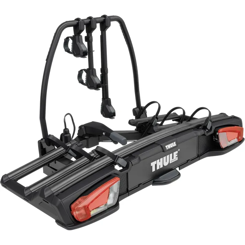 Thule VeloSpace 3 - 3-bike 13-pin Towball Bike Carrier Rack - Black/Silver