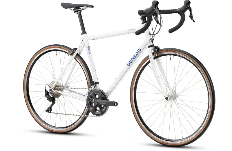 2021 Genesis Equilibrium Steel Road Bike in White-1