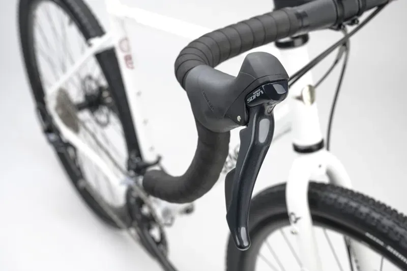 Genesis Croix De Fer 10 Gravel Bike in White-2