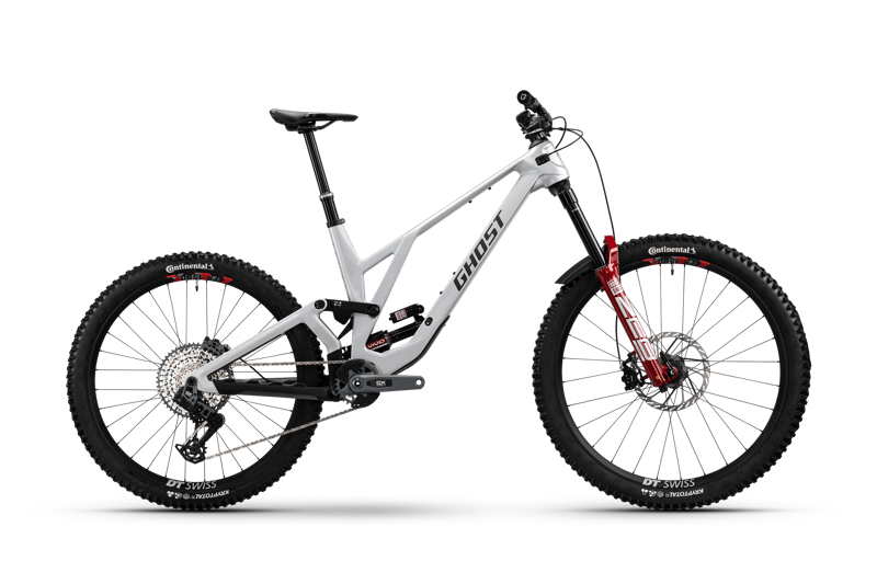 Ghost Poacha Full Party Carbon Full-Suspension E-MTB - Silver
