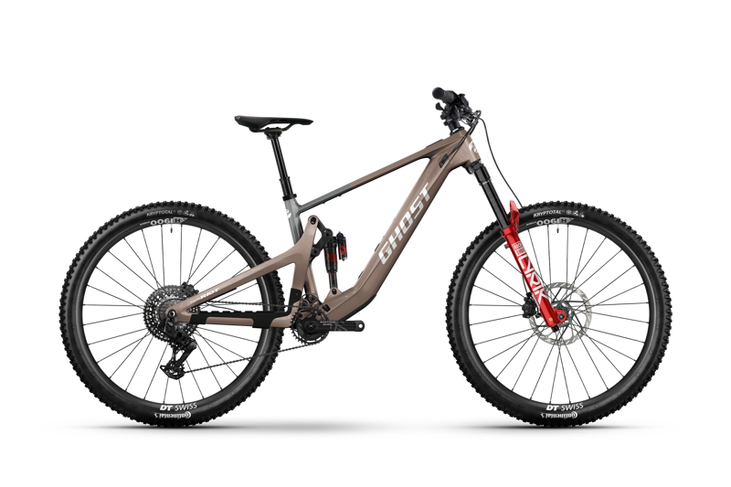 Ghost Path Riot CF Full Party Carbon Full-Suspension E-MTB - Dusty Rose