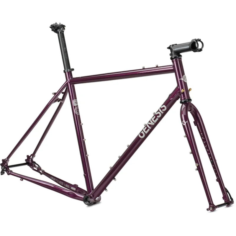 Genesis Croix De Fer 12/12 725 Bicycle Frame - Purple -1