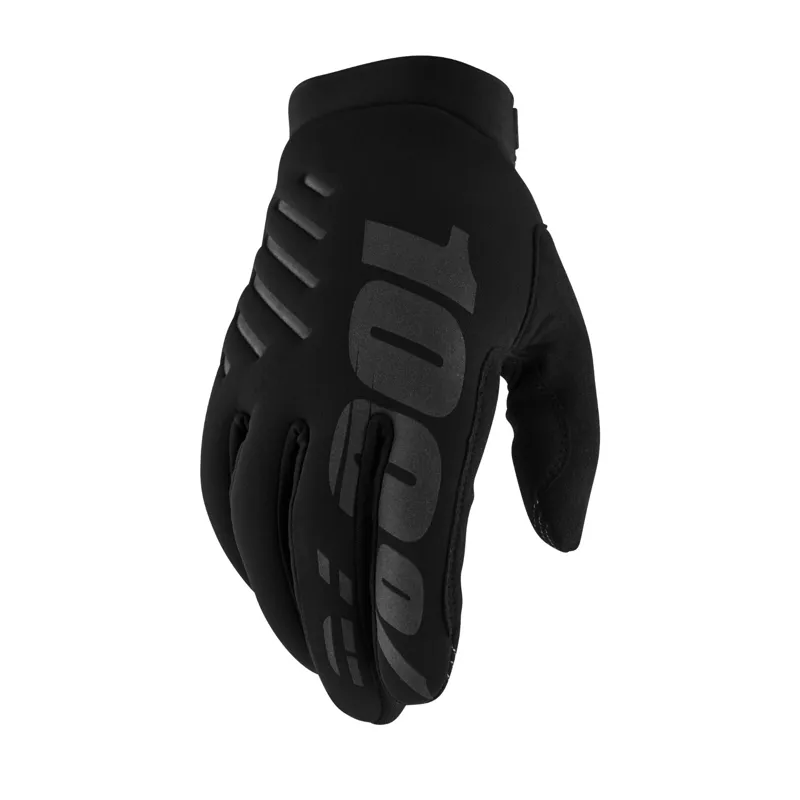100% Brisker Cold Weather MTB Glove - Black / Grey