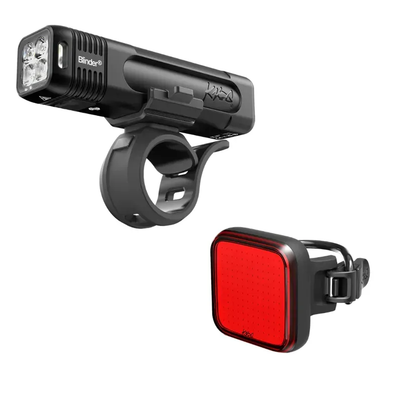 Knog Blinder 700 and Blinder Square Rear Bike Light Set in Black