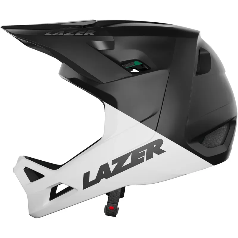 Lazer Chase KinetiCore Full-Face MTB Helmet - Black / White-1