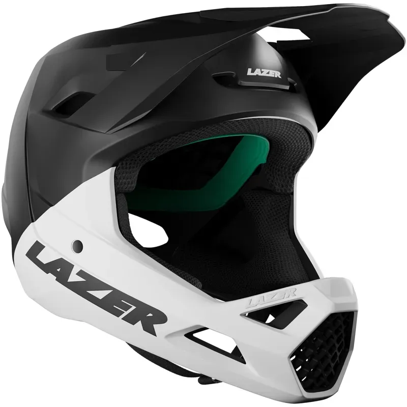 Lazer Chase KinetiCore Full-Face MTB Helmet - Black / White-2