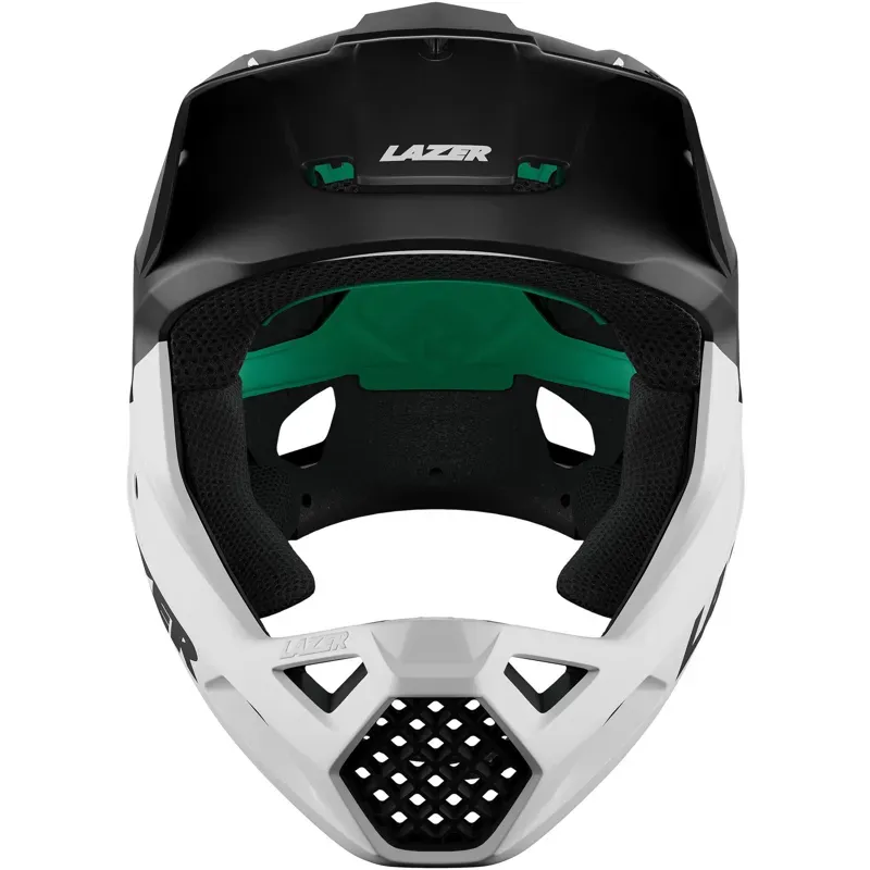 Lazer Chase KinetiCore Full-Face MTB Helmet - Black / White-3