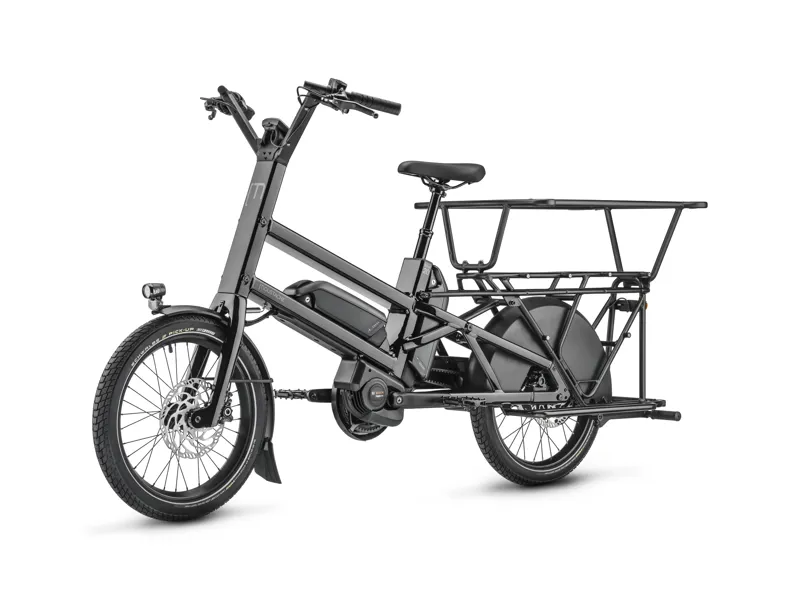 Moustache Lundi 20.5 Dual 500Wh Battery Electric Cargo Bike - Black-2