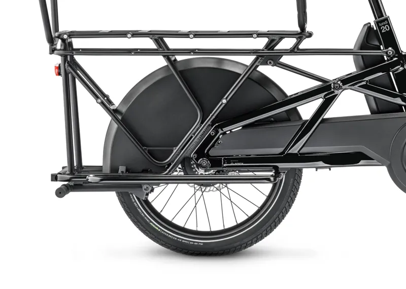 Moustache Lundi 20.5 Dual 500Wh Battery Electric Cargo Bike - Black-7