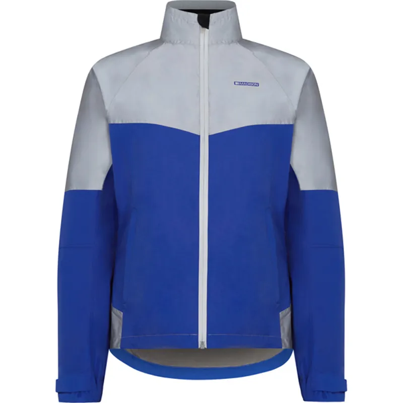 Madison Stellar Reflective Mens Waterproof Cycling Jacket - Blue