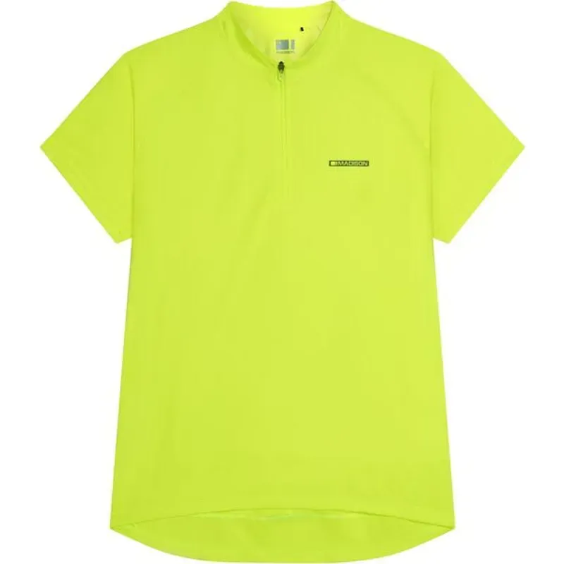 Madison Freewheel Womens Short Sleeve Cycling Jersey - Hi-Viz Yellow