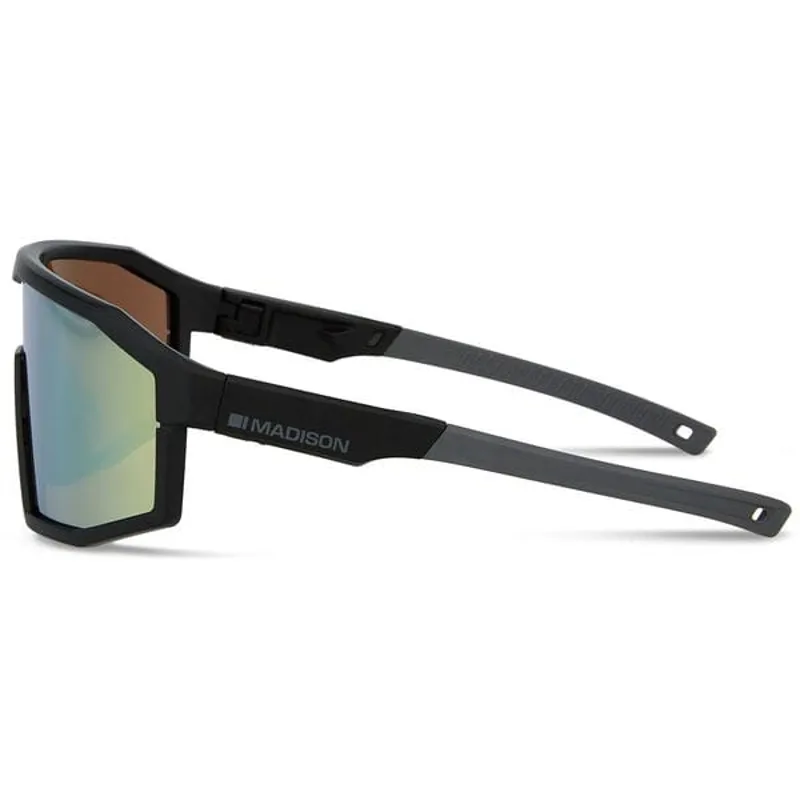 Madison Enigma Sunglasses - 3 Pack - Matt Black/Bronze Mirror/Amber/Clear Lens-1