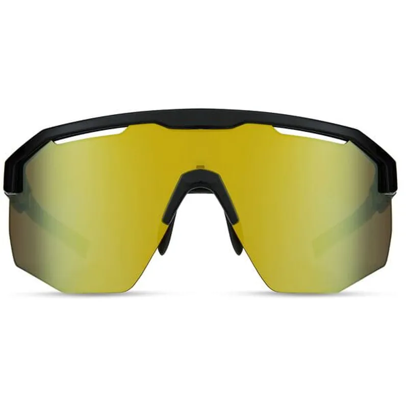 Madison Cipher Cycling Glasses - 3 Pack - Gloss Black/Bronze Mirror/Amber/Clear Lens-3