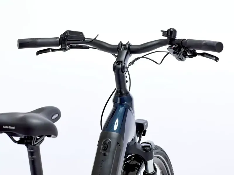 Raleigh Motus Hub Gear Low Step E-Hybrid Bike - Night Blue-2
