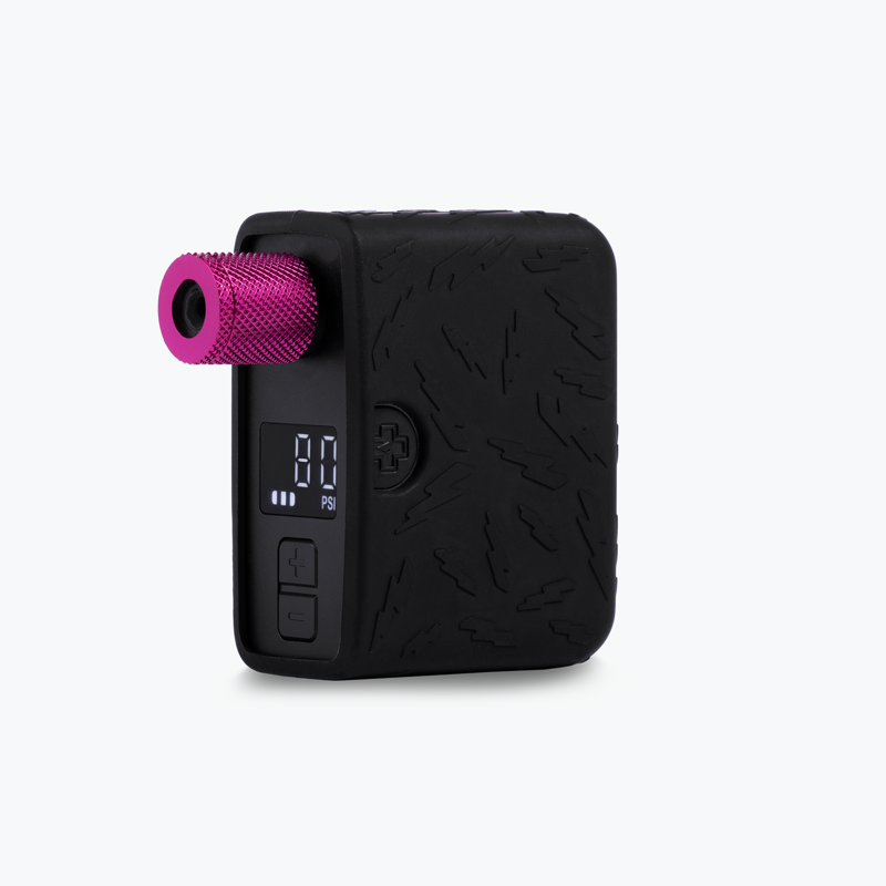 Muc-Off AirMach Electric Mini Pro Inflator in Black/Pink