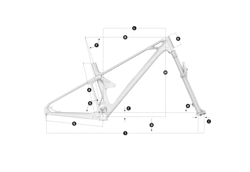 Mondraker Foxy R Carbon geometry