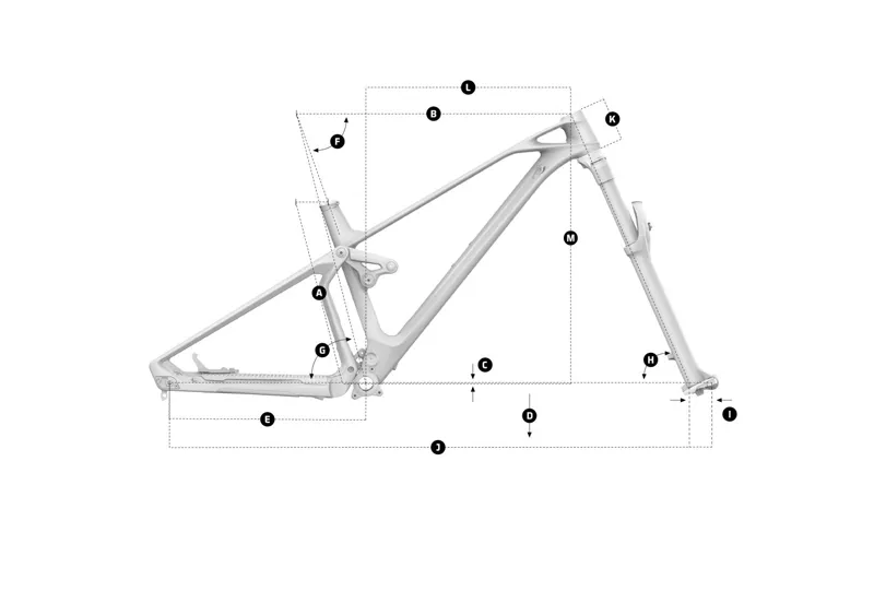 Mondraker Superfoxy RR Carbon geometry