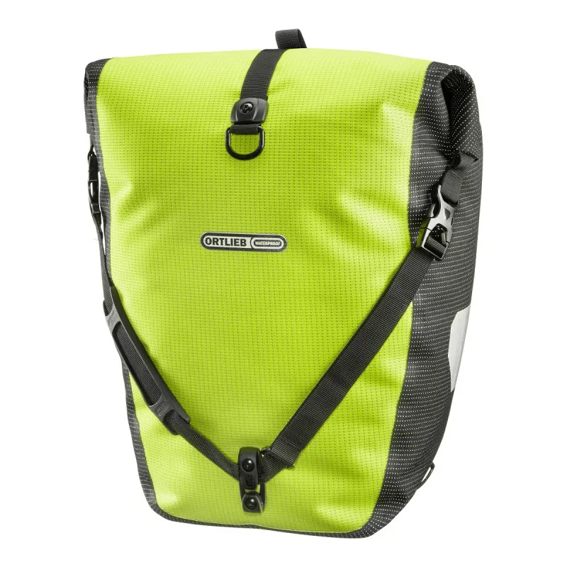 Ortlieb Back Roller High Visibility Waterproof Bicycle Pannier - Single - Yellow