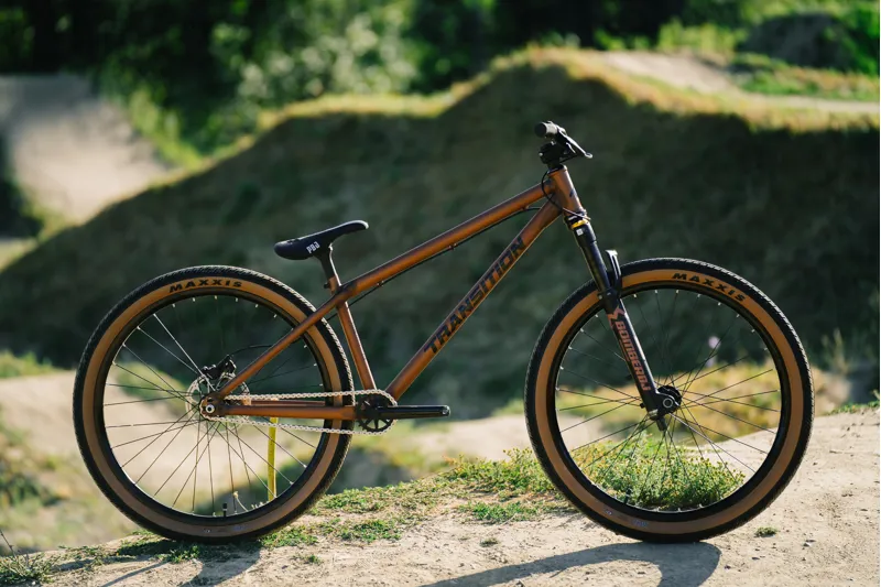 Transition PBJ Steel Hardtail Frameset - Transparent Copper-1