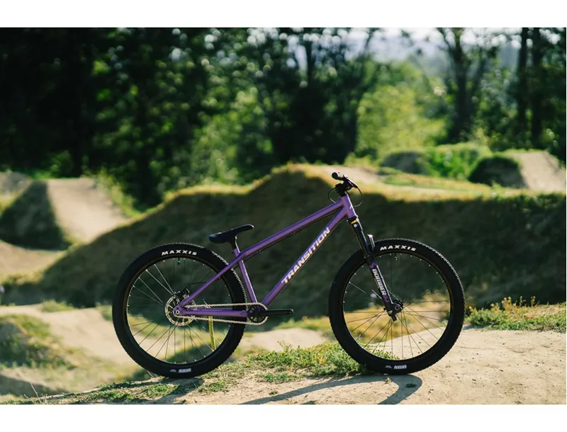 Transition PBJ Steel Hardtail Frameset - Purple/Chrome-3
