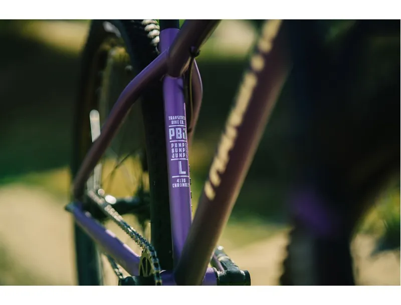 Transition PBJ Steel Hardtail Mountain Bike - Purple/Chrome-6