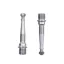 HT Components PK01 Pedal Axle Kit in Silver