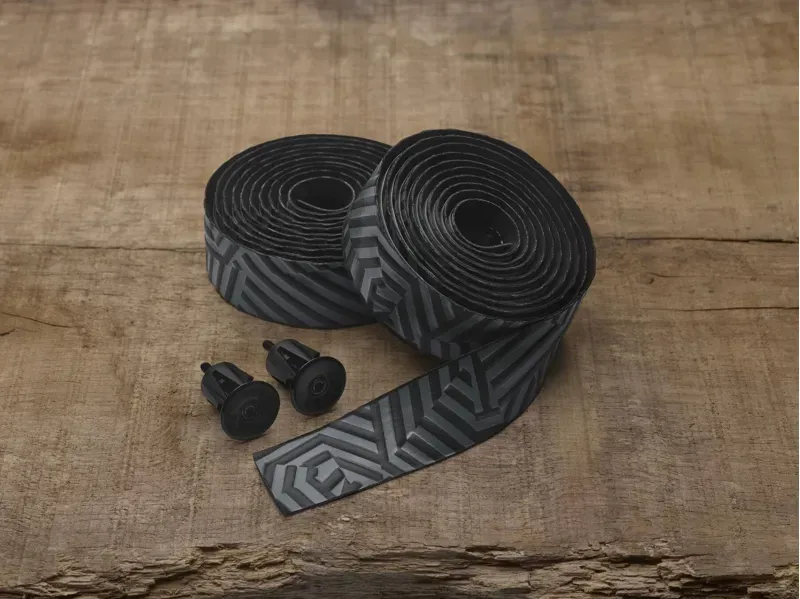Pro Pioneer Team PU Handlebar Tape 3.5mm in Black/Grey-1