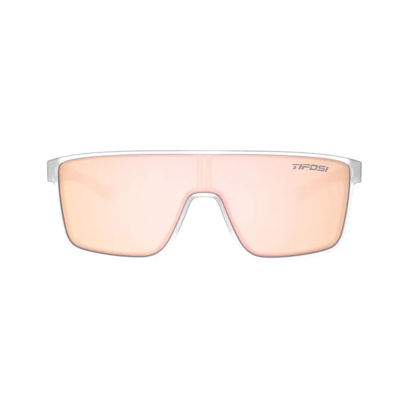 Tifosi Sanctum Single Lens Sunglasses In Satin Clear-1