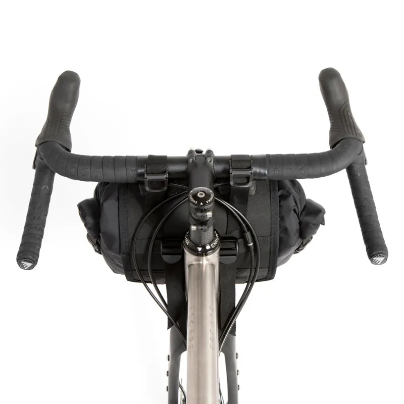 Restrap Handlebar Bag 14L In Black/Orange-3