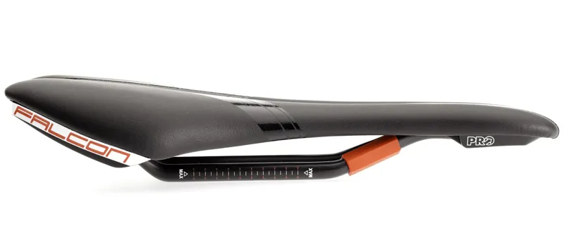 PRO Falcon Carbon Anatomic Fit Bicycle Saddle 142mm - Black 155g-3